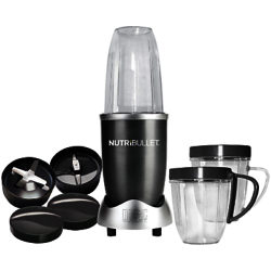 NutriBullet 12 Piece 600 Series Juicer Blender Grey